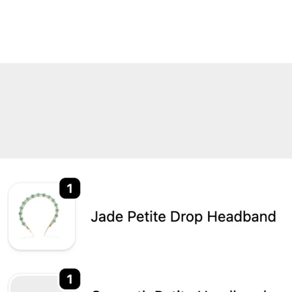 Lelet NY - Jade Petite Drop Headband - NWOT - Picture 3 of 5